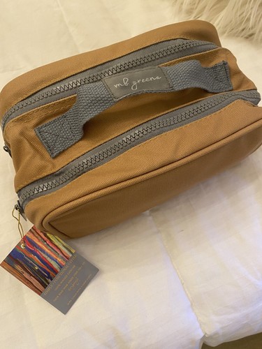 MB Greene Designer Camel Dopp Kit 