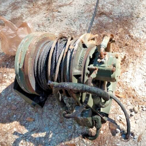 Military Reynolds Boughton 11K lb Hydraulic Winch From LVS MK18 Rear