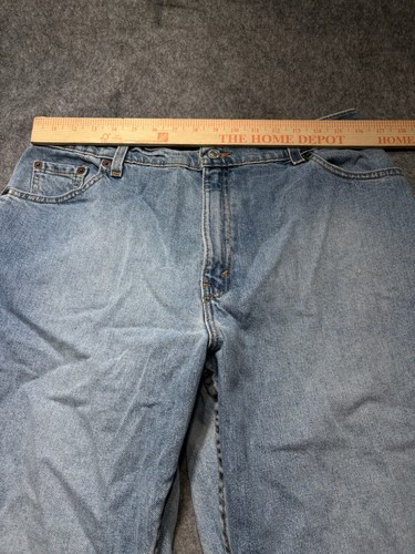 VINTAGE Levis Jeans Womens 14 Blue 550 Relaxed Tapered American USA Made Denim - Picture 5 of 9