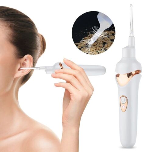 Ear Wax Vacuum Removal Cleaning Kit Electric Ear Cleaner Light Vacuum Suction