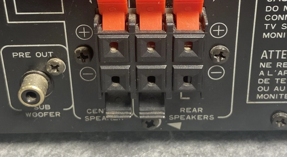 PIONEER VSX-406 Dolby Home A/V AM/FM Surround Sound Stereo Receiver (no remote) - Image 4 of 4