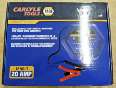 Carlyle Tools by Napa CBC12V20AEA 12V 20AMP Intelligent Battery Charger/Maintain