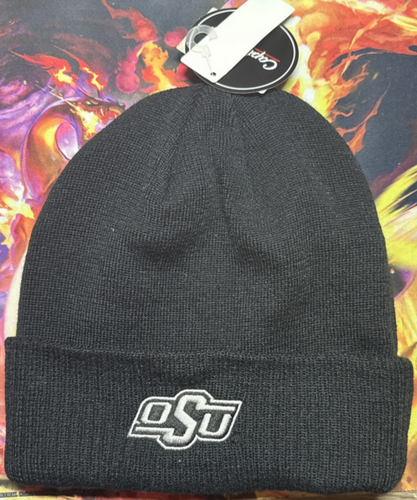 Gorro con licencia cautivador de los vaqueros del estado de Oklahoma TOTALMENTE NUEVO - Imagen 5 de 6