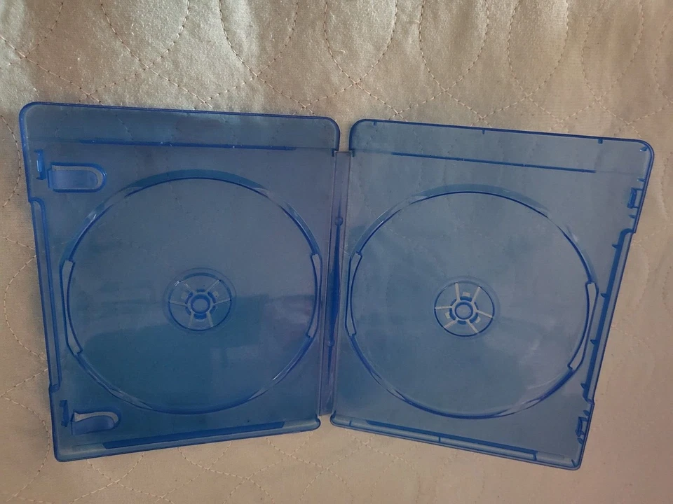 LOTTO 10 PZ CUSTODIA 2 POSTI BLU-RAY DVD 11MM Copertine BD-r BDR - Immagine 4 di 4