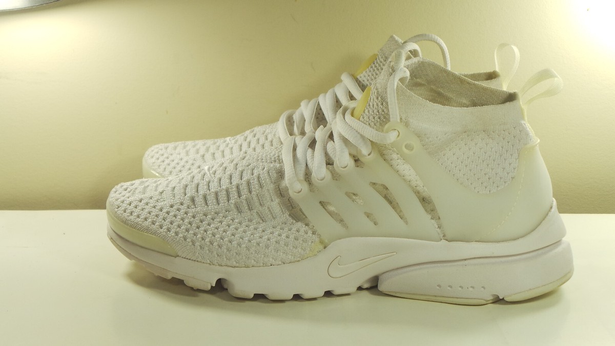 kiki•*¨*•.¸ NIKE 2016 AIR PRESTO FLYKNIT835738 100 TRIPLE WHIE 6.5 FORCE