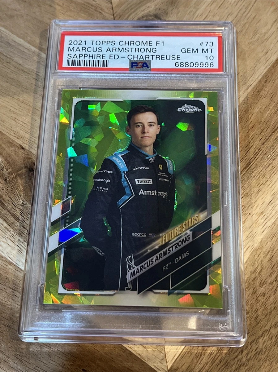 2021 Topps Chrome Sapphire Edition Formula 1 - Marcus Armstrong