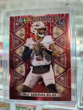 2024 Bowman Best U DJ Uiagalelei RED Elements of the Game 02/10 EG-16 FSU