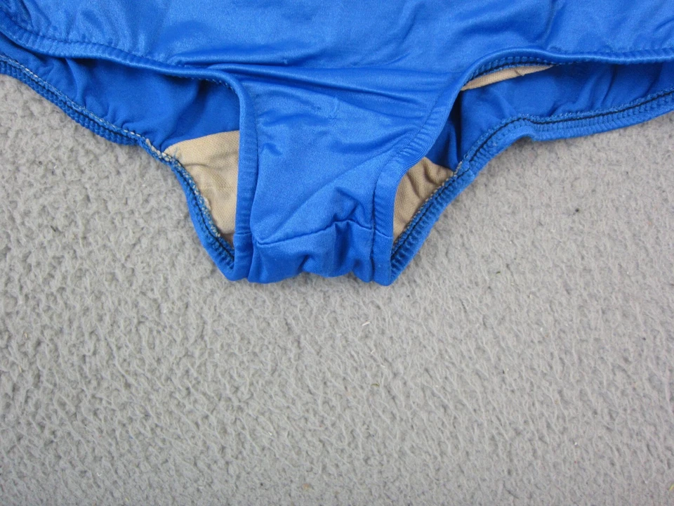 Traje de baño vintage Maxine of Hollywood de una pieza para mujer 14 azul traje de baño Foto 3 de 4