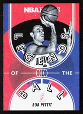 2021-22 Panini NBA Hoops Bob Pettit Legends of the Ball #12 St. Louis Hawks