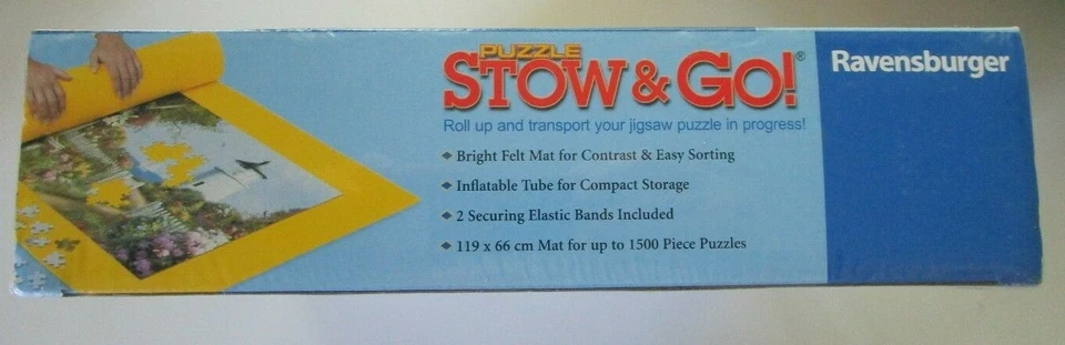 RAVENSBURGER PUZZLE STOW & GO Estera de fieltro Sistema de transporte y almacenamiento enrollable Foto 4 de 4