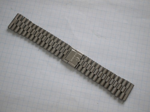 NSA NOVAVIT RADO Steel Inox 20mm BRACELET Pat.434845 length 14.5cm USED