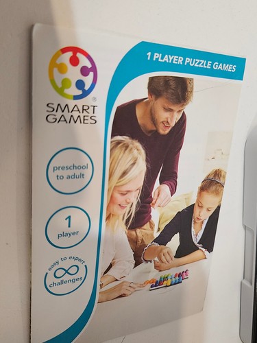SmartGames IQ Puzzler Pro Compact Board Game Puzzle 120 3D Challenges - Picture 10 of 10