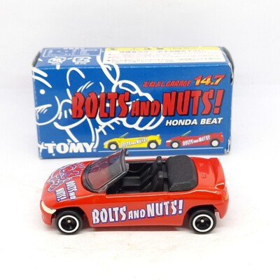 TOMICA BOLTS and NUTS HONDA BEAT 1/50 TOMY DIECAST NEW 11 72 Red