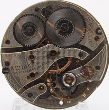 1913 WALTHAM POCKET WATCH MOVEMENT 19030584 GRADE: P.S. BARTLETT 16s 17j LH2