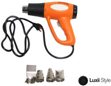 Electric Heat Gun with 2 Heat Settings  4 Nozzles Craft Embossing Tools Decal