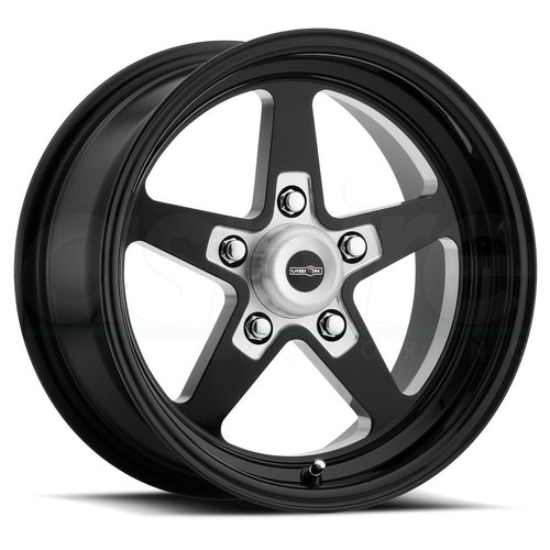 Jewish Star Rims 15x8/15x10 Vision 571 Sport Star II 5x114.3 0/0 Black Milled Wheels ...