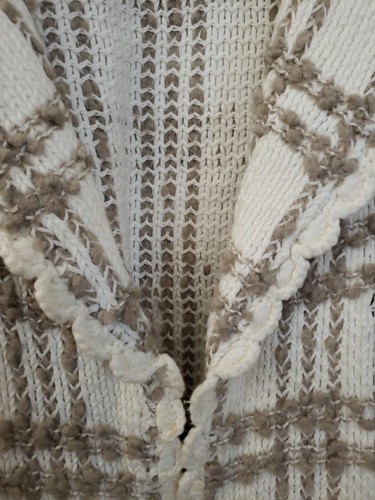 Modern Soul Sweater in Beige with Size Large Women's Cardigan - Picture 8 of 10
