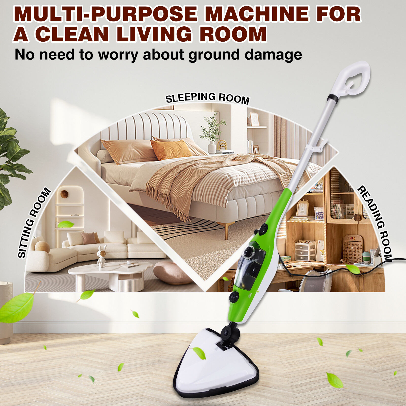 Steam Mop 10in1 Hot Cleaner Floor Carpet Window Washer Hand Hot