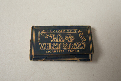 Vintage Cigarette Rolling Papers (R3D) La Croix Fils Wheat Straw Paper USA LLF