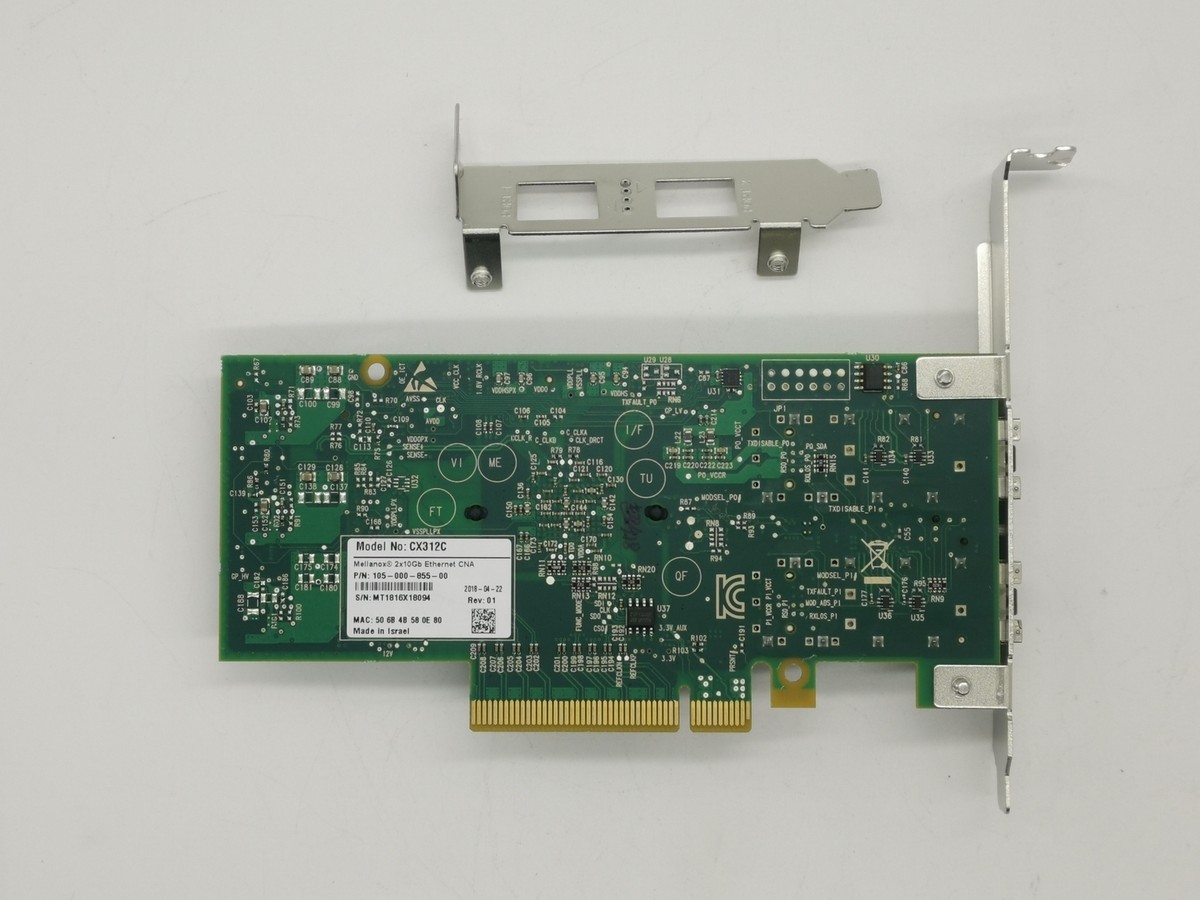 Mellanox CX312C ConnectX-3 Pro Dual Port 10GbE SFP Adapter PCIe MCX312C- XCCT