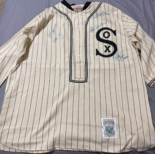 Tim Raines Worn Mitchell & Ness 1917 White Sox Jersey Field of Dreams Signed - 第 1/11 張圖片
