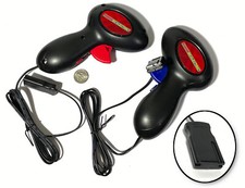 2 New Micro Scalextric 9V HO Slot Car TRACK CONTROLLERS Adjustable Speed Level