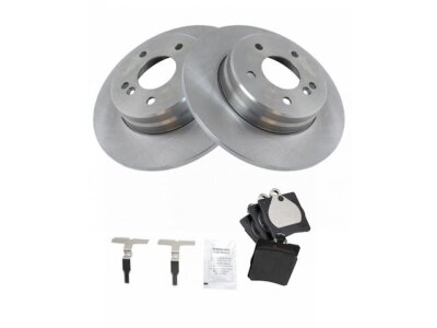 TRQ 43FH16V Rear Brake Pad and Rotor Kit Fits 2006-2007 Mercedes C280