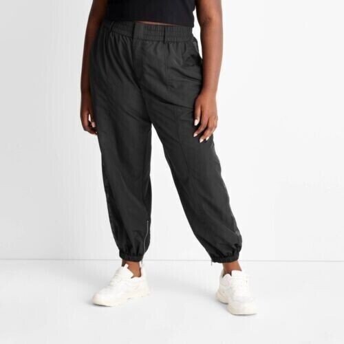 Women's High-Rise Nylon Track Pants - Future Collective