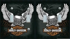 Image of HARLEY DAVIDSON EAGLE MAN CAVE DECOR Light Switch Plate & Outlet Cover