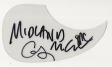 Midland REAL hand SIGNED Acoustic Guitar Pickguard COA Autographed