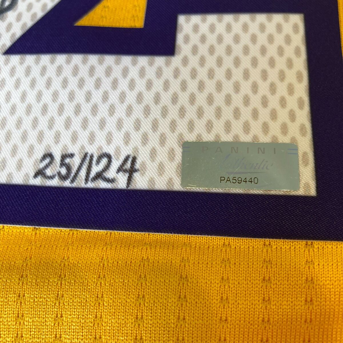 Kobe Bryant Mamba Out Signed #24 Authentic Los Angeles Lakers Jersey  Panini - Autographed NBA Jerseys at 's Sports Collectibles Store