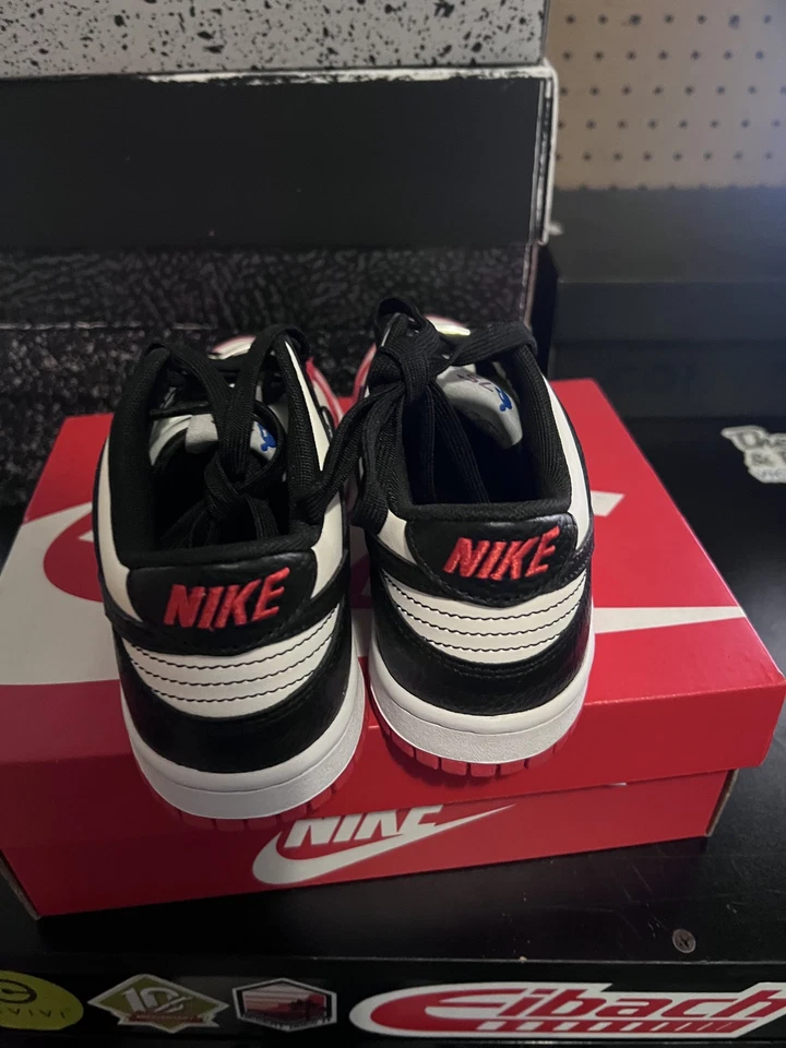  Nike Dunk Low EMB x NBA Black Size 6.5Y - Image 4 of 4