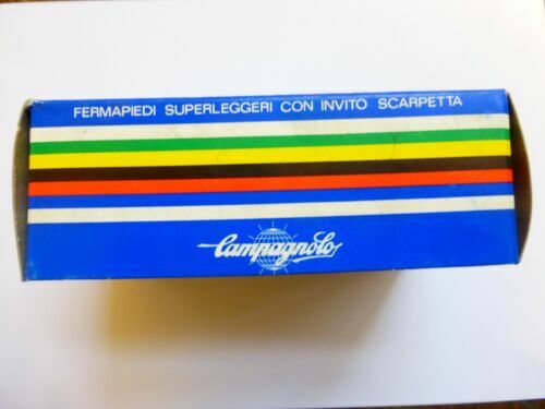 Sangles Campagnolo C-Record Vintage - Croix D'aune, Clips Orteil, NOS (new Old Stock)