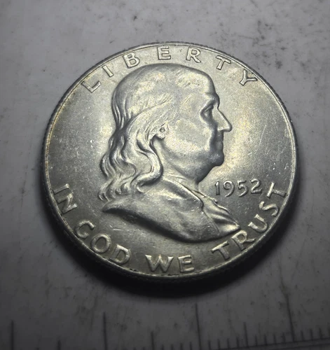 1952-S Franklin Half Dollar GEM BU Uncirculated Silver Coin US