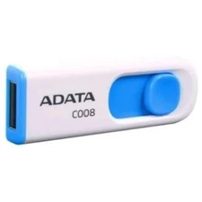 ADATA C008 32GB USB 2.0 Retractable Thumb Activated Capless Flash Drive Reader