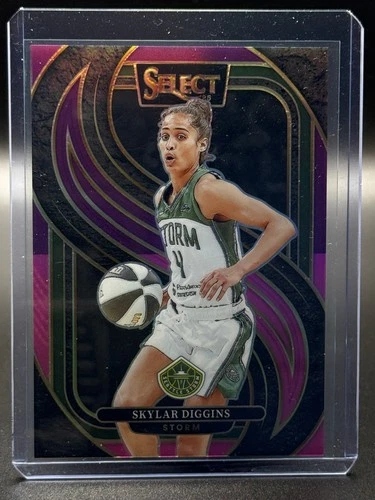 2025 Panini Select WNBA- Skylar Diggins #188 Purple/Pink Prizm /99