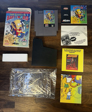 NES Nintendo The Simpsons BART VS THE WORLD Complete CIB REV-A