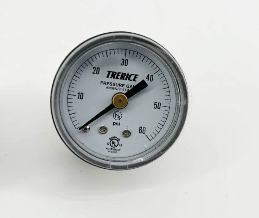 Lot of 3 New Trerice 800B1501BA60 Pressure Gauges 800B 1-1/2" 0-60psi 1/8" CBM - Image 4 of 4
