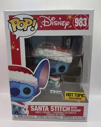 Funko Pop! Vinyl: Disney - Santa Stitch with Scrump - Hot Topic (Exclusive) #983
