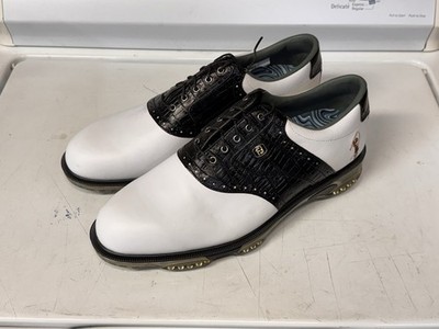 MyJoys By Footjoy White Black Lizard Mens 13