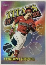 2026 Corbin Carroll Titans Of The Game Topps Series 1 AZ Diamondbacks #TOG-6