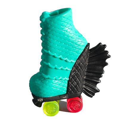 Monster High Doll Single LEFT Shoe RollerSkate Lagoona Blue Rollermaze