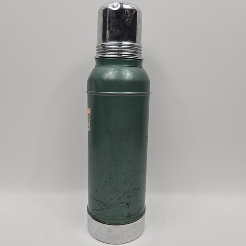 Vintage Stanley Metal Thermos Super Vac With Cork Original Good Condition Read - Picture 4 of 13
