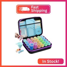 ARTDOT 30 Slots Storage Container for Diamond Art Kits for Adults, Portable Bead