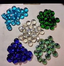 1.25 lbs glass beads for outdoor and indoor decorative glass, multiple colors