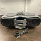 SONY CFD-F10 CD Radio VTG Cassette ReCorder Boombox Dual Acoustic Bass Tested CL