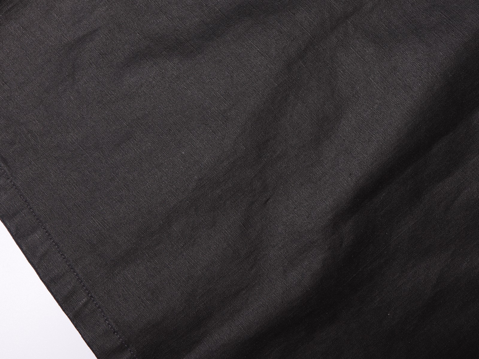 Calvin Klein Jeans Mini Skirt Black Denim W28 Linen Blend Casual A-Line thumbnail 9