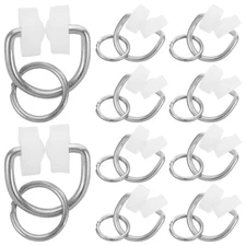  50pcs Curtain Track Glider Sliders - Curtain Wheeled Carriers - Rail Hooks