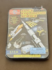NEW Sealed T.S. Shure Space Exploration Educational Magnets Science Tin