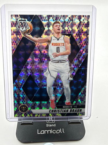 2024 Panini Mosaic Christian Braun Snakeskin Prizm /24 Snakeskin Kobe Tribute